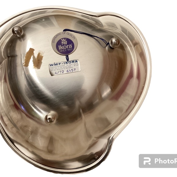 Vintage WMF Ikora SilverPlated Serving Bowl  9 x 9 . In original Box - Picture 2 of 5